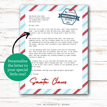 Load image into Gallery viewer, Editable Letter from Santa - 4 Fillable Templates (Instant Download)