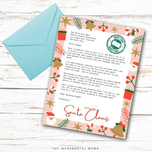 Load image into Gallery viewer, Editable Letter from Santa - 4 Fillable Templates (Instant Download)