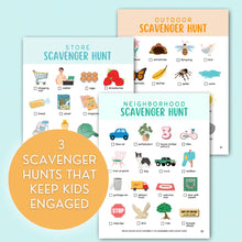 Load image into Gallery viewer, The On-the-Go Fun Kit - No Prep activities for Kids (Instant Download)