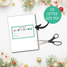 Load image into Gallery viewer, Editable Christmas Gift Certificate Printables - INSTANT DOWNLOAD