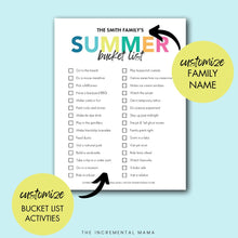 Load image into Gallery viewer, Summer Bucket List Bootcamp (Editable PDF + Video) - Instant Download