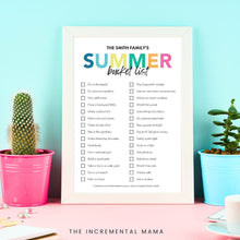 Load image into Gallery viewer, Summer Bucket List Bootcamp (Editable PDF + Video) - Instant Download