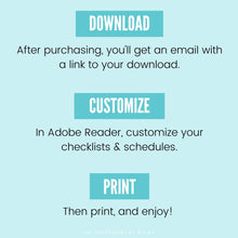 Load image into Gallery viewer, Summer Bucket List Bootcamp (Editable PDF + Video) - Instant Download