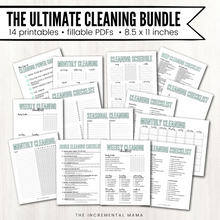 Load image into Gallery viewer, The Ultimate Cleaning Schedules & Checklists Bundle (Editable PDFs) - Instant Download