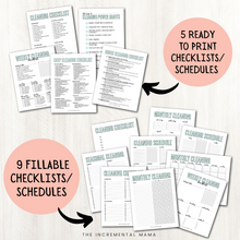 Load image into Gallery viewer, The Ultimate Cleaning Schedules & Checklists Bundle (Editable PDFs) - Instant Download