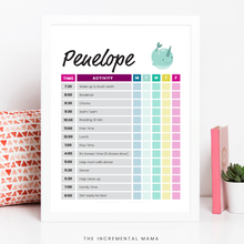 Load image into Gallery viewer, Kid's Daily Schedule Bundle - Fillable Instant Download