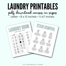 Load image into Gallery viewer, Laundry Printables - Instant Download
