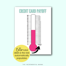 Load image into Gallery viewer, Editable Debt Thermometer Bundle - Instant Download