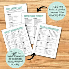 Load image into Gallery viewer, The Cleaning Schedule Bundle (Editable PDFs) - Instant Download