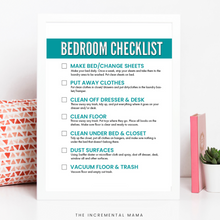 Load image into Gallery viewer, Cleaning Checklists for Kids (Editable PDFs) - Instant Download