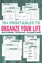 Load image into Gallery viewer, My Life Organized Printables Bundle - Instant Download