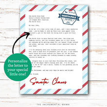 Load image into Gallery viewer, Editable Letter from Santa - 4 Fillable Templates (Instant Download)
