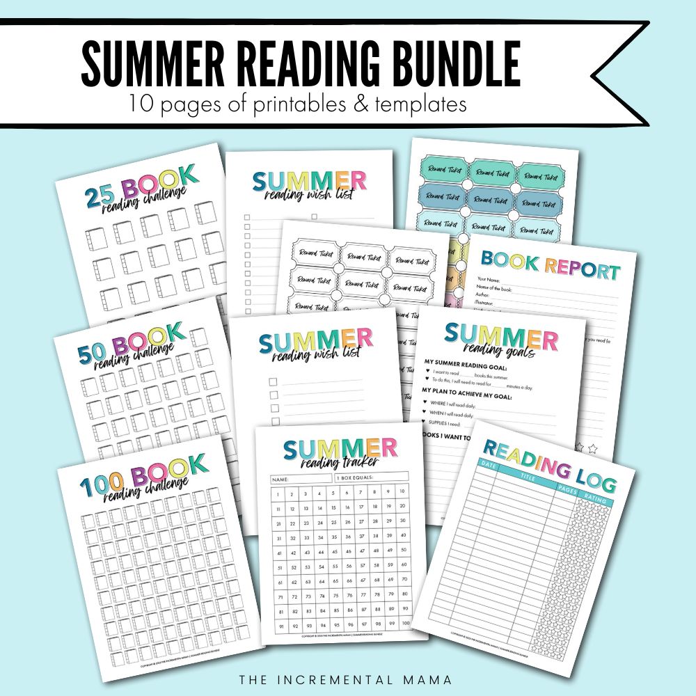 Summer Reading Bundle - Instant Download