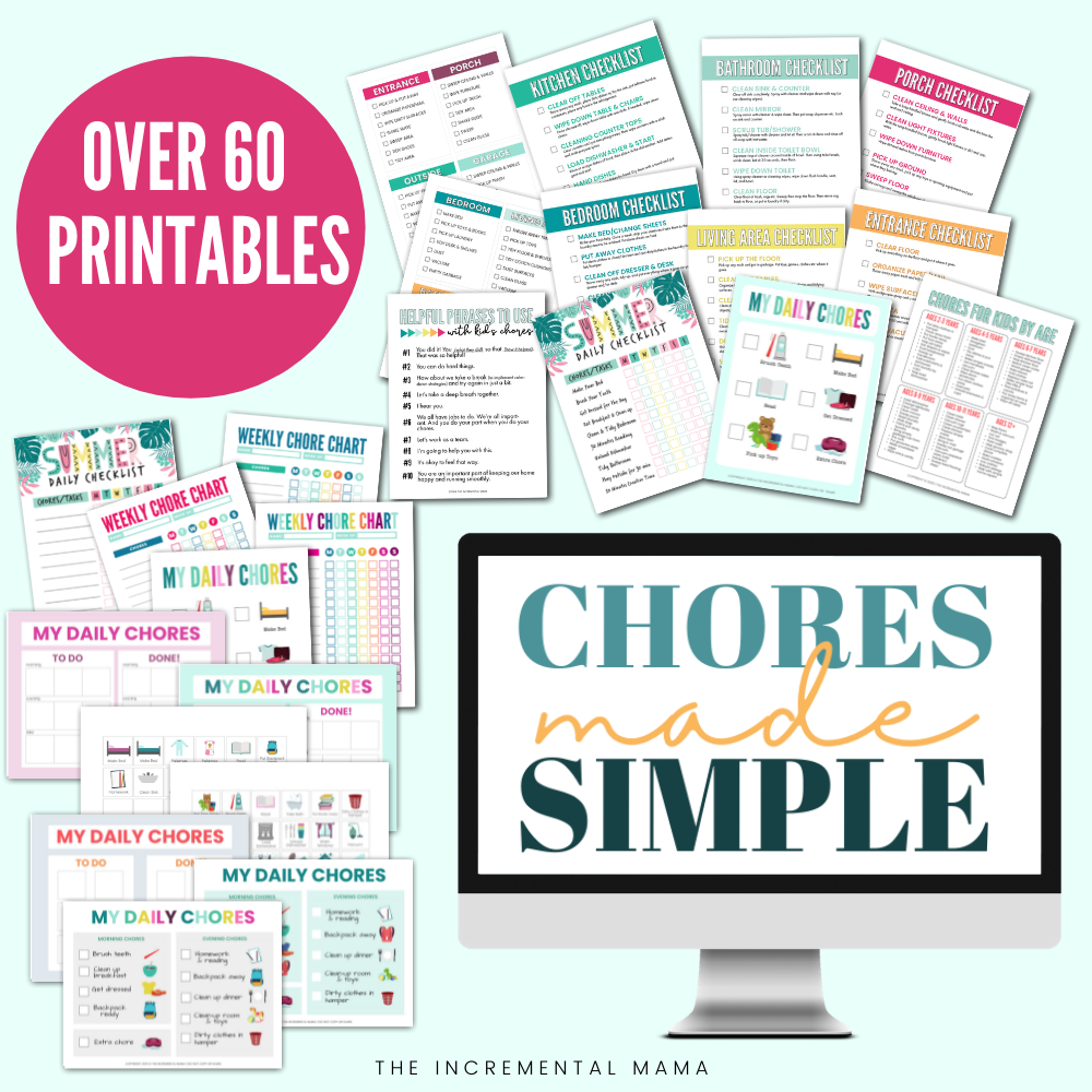 Chores Made Simple Bundle - Instant Download