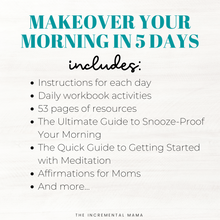 Load image into Gallery viewer, The 15-Minute Morning Makeover Workbook (digital download)
